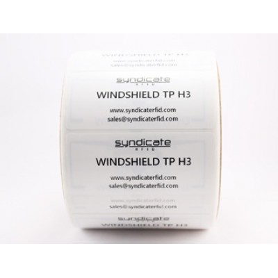 Специализированная UHF RFID метка Syndicate Windshield TP H3 для лобового стекла разрушаемая